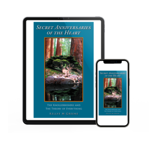 Book cover artwork for 'Secret Anniversaries of the Heart' by Kellye M Greene.
